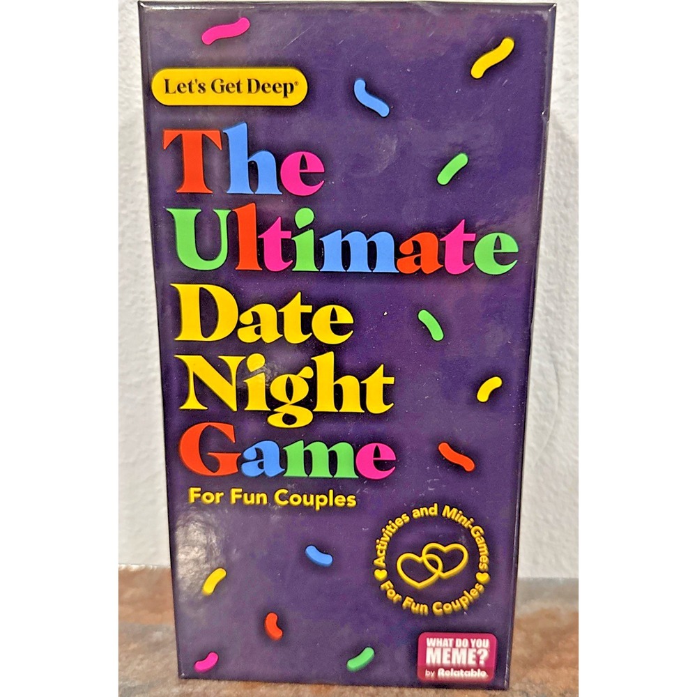 Let's Get Deep Ultimate Date Night Game Couples 300 Cards Open Box Unused